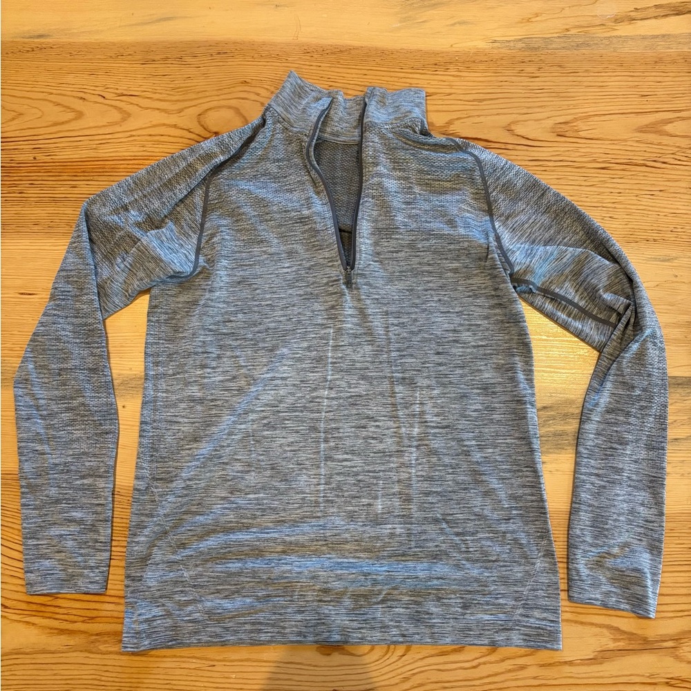 Gray lululemon 1/4 zip m Quarter-Zip Pullover